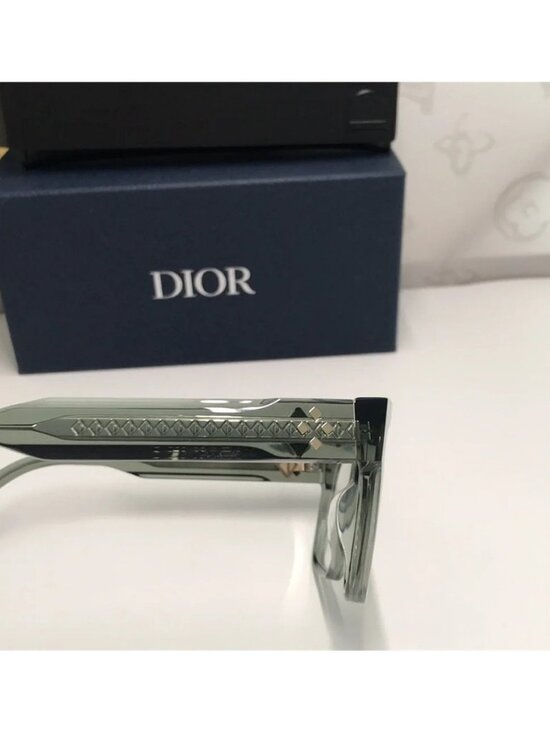 New Authentic Dior Square/Rectangle Green  CD DIAMONDO S61 main image 7